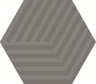 Grey Hexagon Cube 5x6 by Happy Floors
