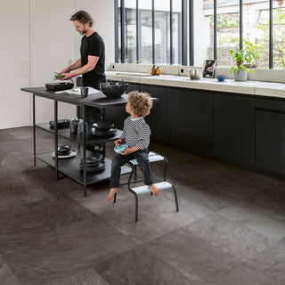 Grey slate Waterproof Laminate by Quickstep