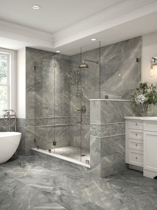 GRIS NATURALLE 12X24 MATTE Tile & Stone by Anthology Tile
