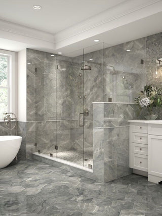 GRIS NATURALLE 12X24 POLISHED Tile & Stone by Anthology Tile