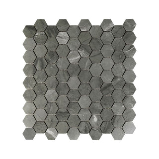 GRIS NATURALLE HEXAGON MOSAIC MATTE Tile & Stone by Anthology Tile