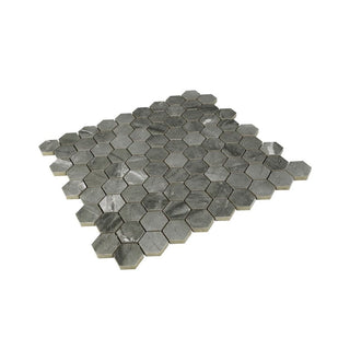 GRIS NATURALLE HEXAGON MOSAIC MATTE Tile & Stone by Anthology Tile