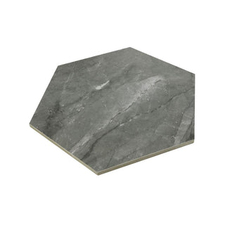 GRIS NATURALLE HEXAGON POLISHED Tile & Stone by Anthology Tile