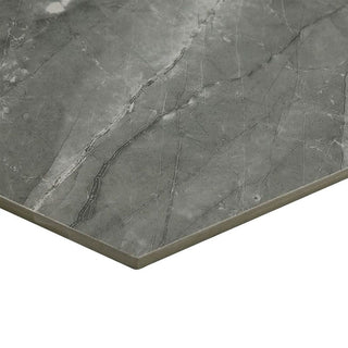 GRIS NATURALLE HEXAGON POLISHED Tile & Stone by Anthology Tile