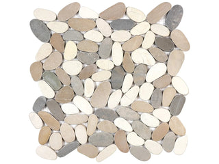 Harmony Warm Blend Flat Pebble Tile & Stone by Anatolia Tile