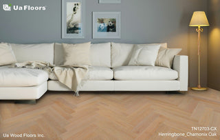 Herringbone_Chamonix Oak Engineered Hardwood by UA Floors