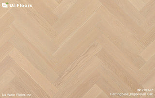 Herringbone_Impression Oak Engineered Hardwood by UA Floors