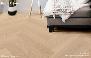 Herringbone_Impression Oak Engineered Hardwood by UA Floors