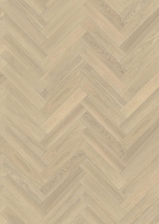 Herringbone Oak AB White Engineered Hardwood by Kahrs