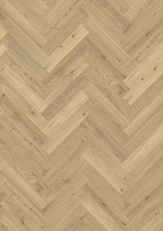 Herringbone Oak CC Dim White Engineered Hardwood by Kahrs