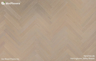 Herringbone_Valley Breeze Oak Engineered Hardwood by UA Floors