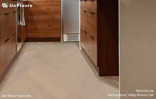 Herringbone_Valley Breeze Oak Engineered Hardwood by UA Floors
