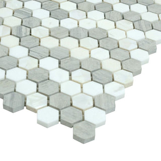 HEXETTE PEARL MIX Tile & Stone by Anthology Tile