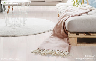 Hickory_Alpine White Engineered Hardwood by UA Floors