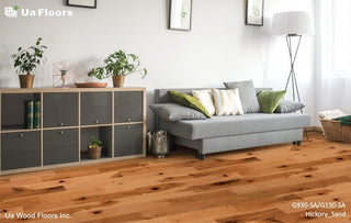 Hickory - Sand 3 9/16" Engineered Hardwood by UA Floors