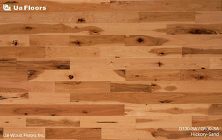 Hickory - Sand 4 3/4" Engineered Hardwood by UA Floors