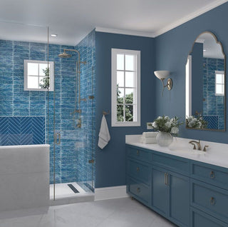 HIGH TIDE NAVY 3X12 Tile & Stone by Anthology Tile