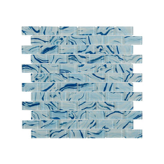 HIGH TIDE SKY BLUE 1X2 Tile & Stone by Anthology Tile