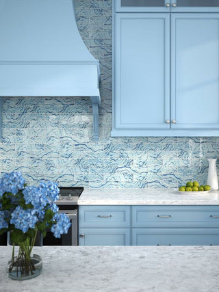 HIGH TIDE SKY BLUE 3X12 Tile & Stone by Anthology Tile