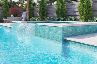 HIGH TIDE TEAL 1X1 Tile & Stone by Anthology Tile