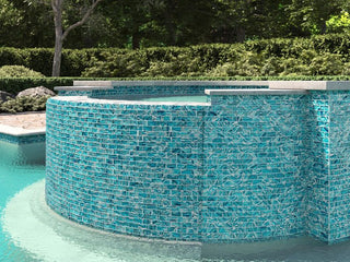 HIGH TIDE TEAL 1X2 Tile & Stone by Anthology Tile