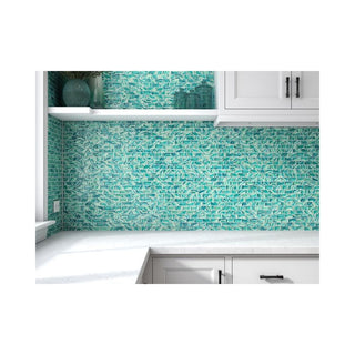 HIGH TIDE TURQUOISE 1×1 Tile & Stone by Anthology Tile