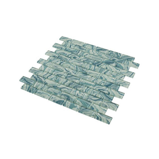 HIGH TIDE TURQUOISE 1X2 Tile & Stone by Anthology Tile