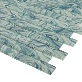 HIGH TIDE TURQUOISE 1X2 Tile & Stone by Anthology Tile