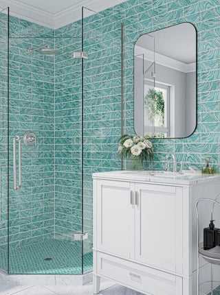 HIGH TIDE TURQUOISE 3X12 Tile & Stone by Anthology Tile