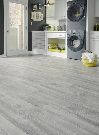 Hillside Hickory - Cloud Waterproof Laminate by Mannington