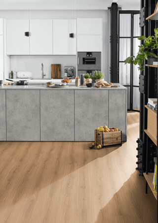 Honey Padua Oak Water Resistant Laminate by Egger