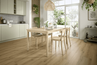 Honey Padua Oak Water Resistant Laminate by Egger