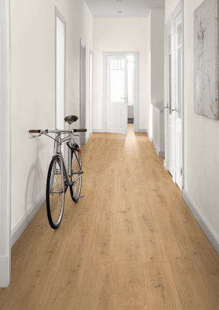 Honey Predaia Oak Water Resistant Laminate by Egger