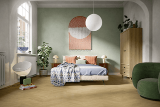 Honey Skanderborg Oak Laminate by Egger