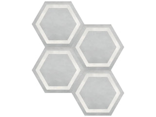 Ice 7x8 Hexagon Frame Tile & Stone by Anatolia Tile