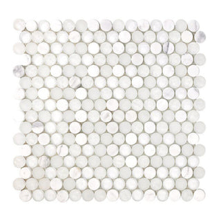 Ice Penny Round by Happy Floors