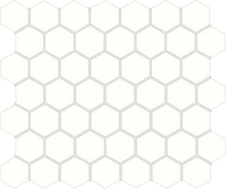 Ice White Hexagon Tile & Stone by American Olean