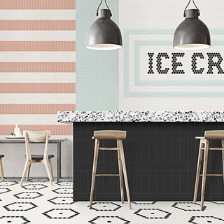 Ice White Penny Rounds Tile & Stone by American Olean