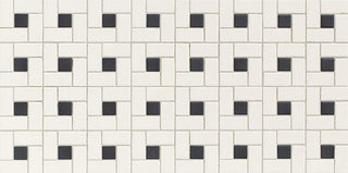 Ice White/Black Windmill Tile & Stone by American Olean