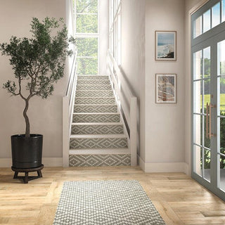 Ice White/Light Smoke/Diamond Hexagon Tile & Stone by American Olean