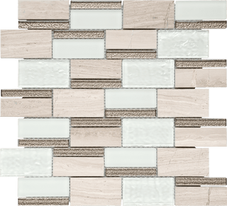 Imagery Glass Mosaic - J - 1 Glacier Tile & Stone by Stanton