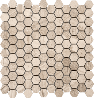 Imagery Glass Mosaic - Woodgrhex Alto Tile & Stone by Stanton