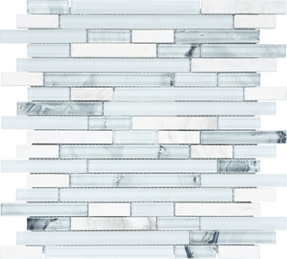 Imagery Glass Mosaic - Yyq - 011 - 58 Blizzard Tile & Stone by Stanton