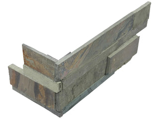 Indian Coast Assembled Corner Tile & Stone by Anatolia Tile