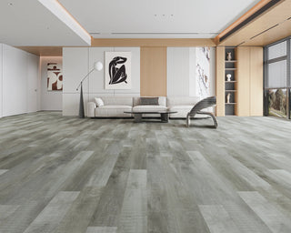 Intrepid Nickel AC5 Waterproof Laminate by Montserrat Floors