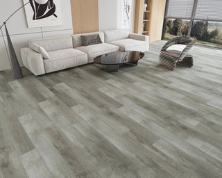 Intrepid Nickel AC5 Waterproof Laminate by Montserrat Floors