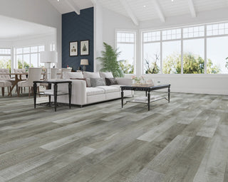 Intrepid Nickel AC5 Waterproof Laminate by Montserrat Floors