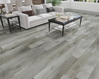 Intrepid Nickel AC5 Waterproof Laminate by Montserrat Floors