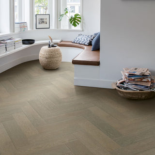 Iris grey oak extra matt Engineered Hardwood by Quickstep