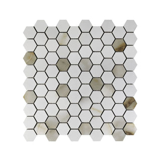 ITALIA ORO HEXAGON MOSAIC MATTE Tile & Stone by Anthology Tile
